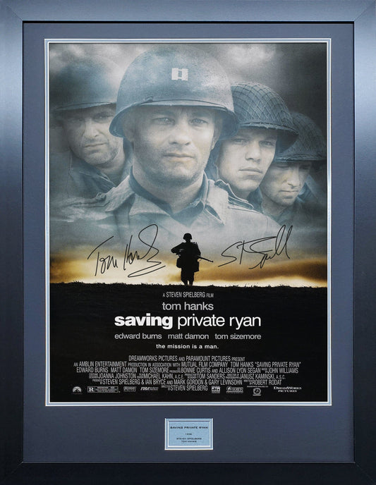 Saving Private Ryan signed Movie Poster 