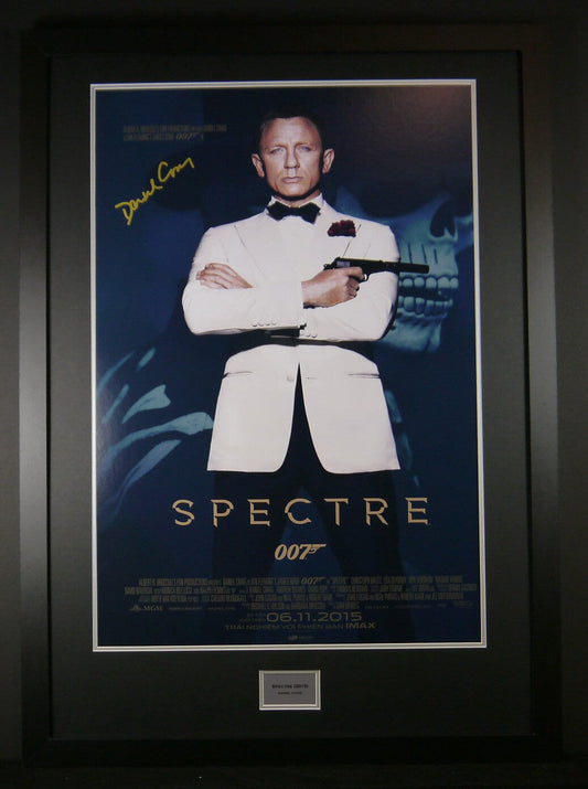 Spectre Daniel Craig framed movie poster 